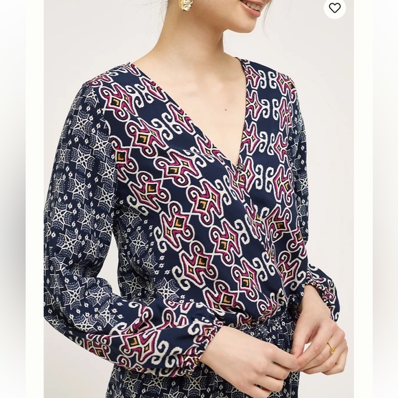 Anthropologie Lilka Delray Romper Size M Long Sleeve - Picture 8 of 8